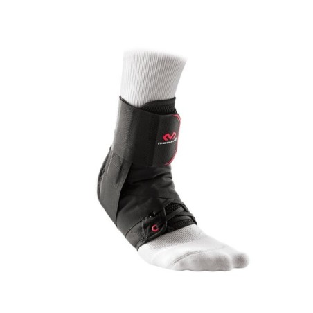 Tobillera balonmano McDAVID STRAPS negra | Handbolaunpas