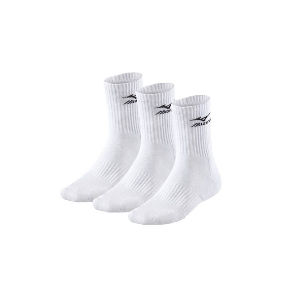Pack 3 meias MIZUNO Training branco | Handbolaunpas