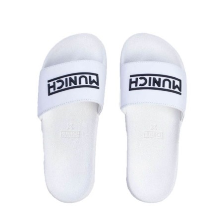 Shower Slides MUNICH FLAT SLIDER 3D white | Handbolaunpas