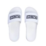 Xancletes dutxa MUNICH FLAT SLIDER 3D blanques | Handbolaunpas
