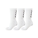 Pack 3 calcetines HUMMEL FUNDAMENTAL blanco | Handbolaunpas