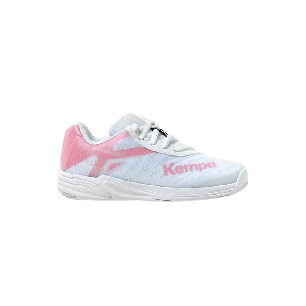 Sapatilhas KEMPA WING 2.0 JUNIOR branco rosa | Handbolaunpas