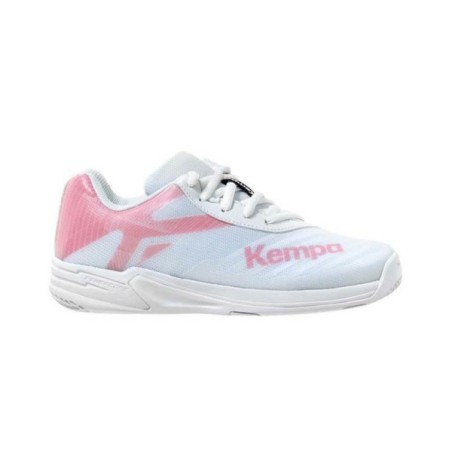 Sapatilhas KEMPA WING 2.0 JUNIOR branco rosa | Handbolaunpas