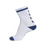 Mitjons turmellers HUMMEL ELITE INDOOR LOW blanc i blau | Handbolaunpas