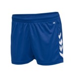 Pantalon corto Hummel hmlCORE XK POLY W Azul | Handbolaunpas